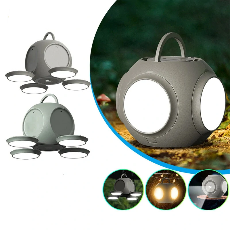 (image for) IPRee® Multifunctional Outdoor Camping Light Retro Handheld Portable LED Wireless Emergency Lighting Foldable Tent Light Camping Light
